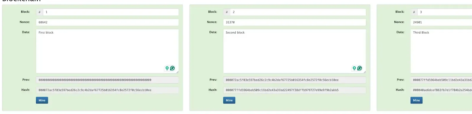 Bitcoin mining