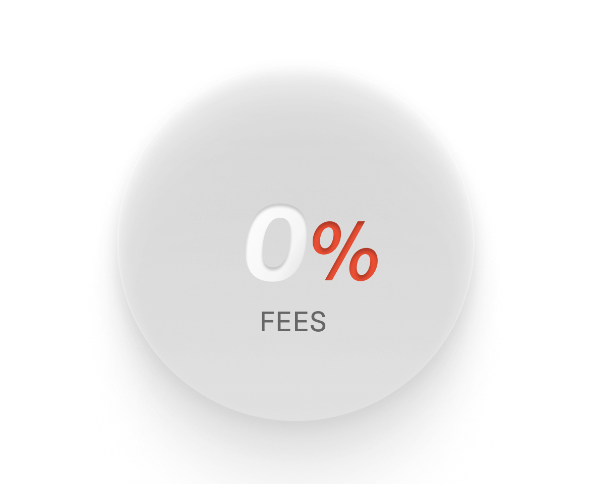0% Fees